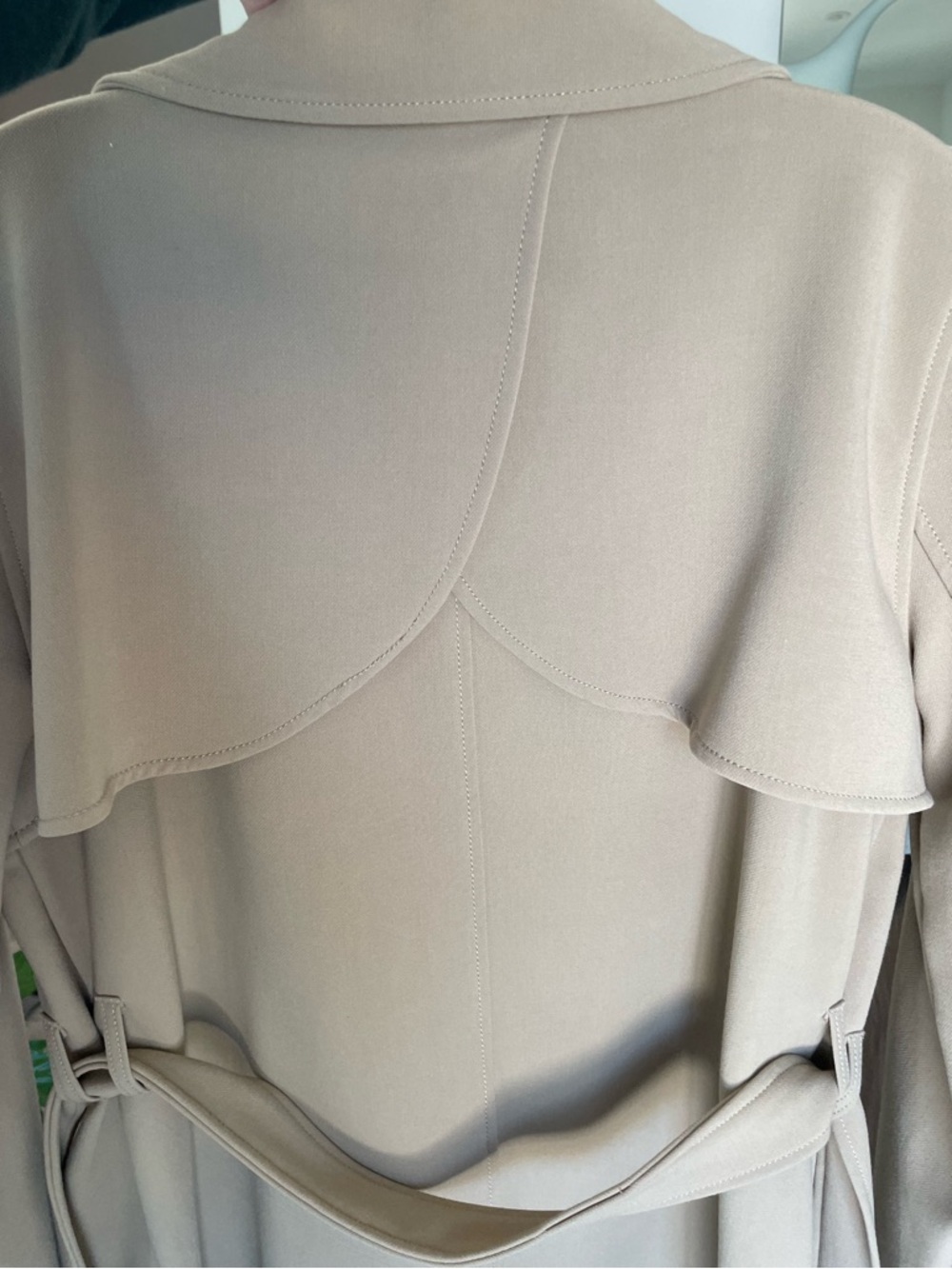 Abercrombie & Fitch Drapey Trench Coat in Khaki - Picture 10 of 16